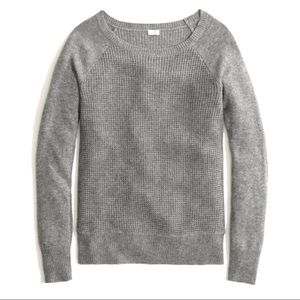 J. Crew Merino Wool Waffle Sweater 02172